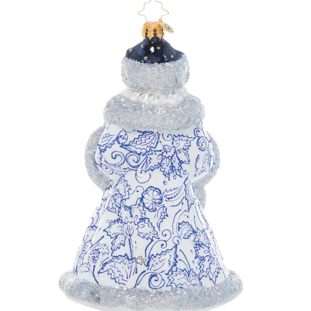 Christopher Radko Cr, Cheerful Chinoisirie Santa, 1021074, Radko^ Glass