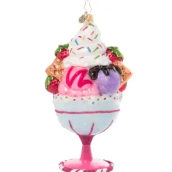 Christopher Radko Cr, Cherry On Top, 1021320, Radko^ Blown Glass