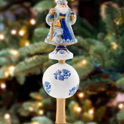 Christopher Radko Cr, Chinoiserie Elegance Santa Finial, 1021534, Radko^ Christopher Radko