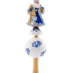 Christopher Radko Cr, Chinoiserie Elegance Santa Finial, 1021534, Radko^ Christopher Radko