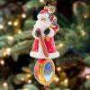Christopher Radko Cr, Christmas Charm Claus, 1021579, Radko^ Blown Glass
