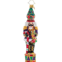 Christopher Radko Cr, Christmas Commander Nutcracker, 1021445, Radko^ Blown Glass