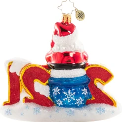 Christopher Radko Cr, Christmas Fun In 2021!, Dated, 1020802, ^ Blown Glass