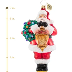 Christopher Radko Cr, Christmas' Leading Light, 1020783, ^ Blown Glass