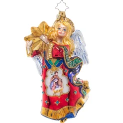 Clearance Cr, Christmas Star Angel, 1021443, Radko Religious