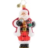 Christopher Radko Cr, Cocoa Cravings Claus, 1020739, ^ Blown Glass