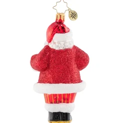 Christopher Radko Cr, Cocoa Cravings Claus, 1020739, ^ Blown Glass