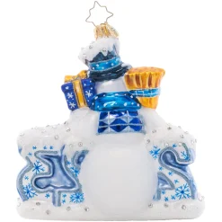 Christopher Radko Cr, Coolest Year Yet 2023, 1021520, Radko, Dated 2023^ Blown Glass