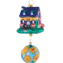 Christopher Radko Cr, Countryside Cottage, 1021606, Radko^ Stocking / Skirt