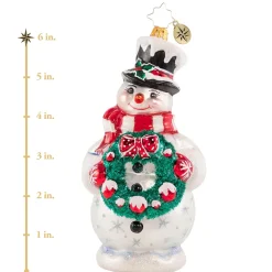 Christopher Radko Cr, Darling Christmas Decorator, 1020760, ^ Blown Glass