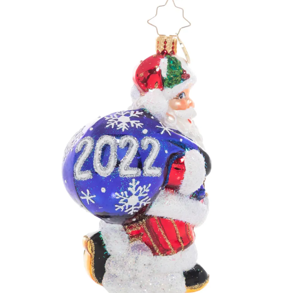 Christopher Radko Cr, Dated Cheery Santa, 1021148, Radko^ Stocking / Skirt