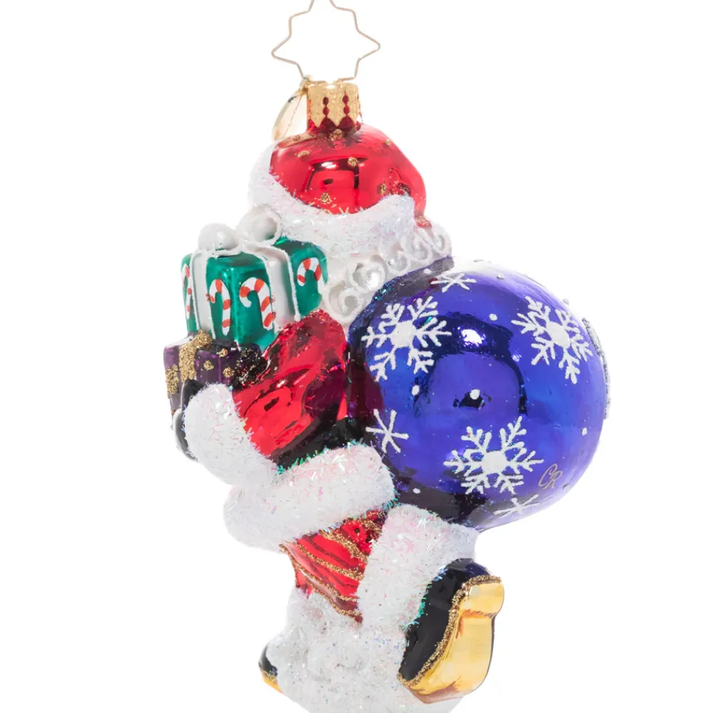 Christopher Radko Cr, Dated Cheery Santa, 1021148, Radko^ Stocking / Skirt