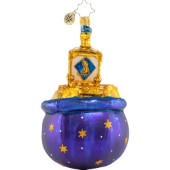 Christopher Radko Cr, Dreidel Jackpot, 1020887, ^ Glass