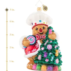 Christopher Radko Cr, Edible Evergreen Dream, 1020799, ^ Santas