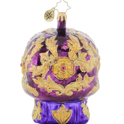 Christopher Radko Cr, Festive Filigree Calavera, 1021667, Radko^ Blown Glass
