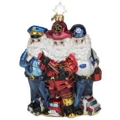 Christopher Radko Cr, First Responders, 1020047, ^ Santas