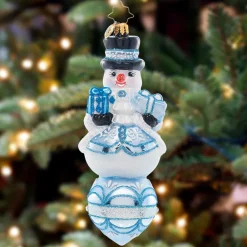 Christopher Radko Cr, Frosty Snow Fellow, 1021440, Radko^ Stocking / Skirt
