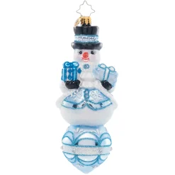 Christopher Radko Cr, Frosty Snow Fellow, 1021440, Radko^ Stocking / Skirt