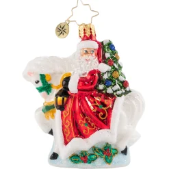 Christopher Radko Cr, Galloping Into Christmas Gem, 1020563, ^ Glass