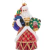 Christopher Radko Cr, Gifts Galore Santa, 1021116, ^ Blown Glass