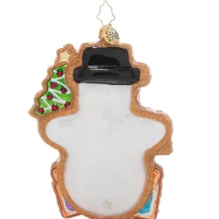 Christopher Radko Cr, Gingerbread Snowman, 1021108, Radko^ Christopher Radko
