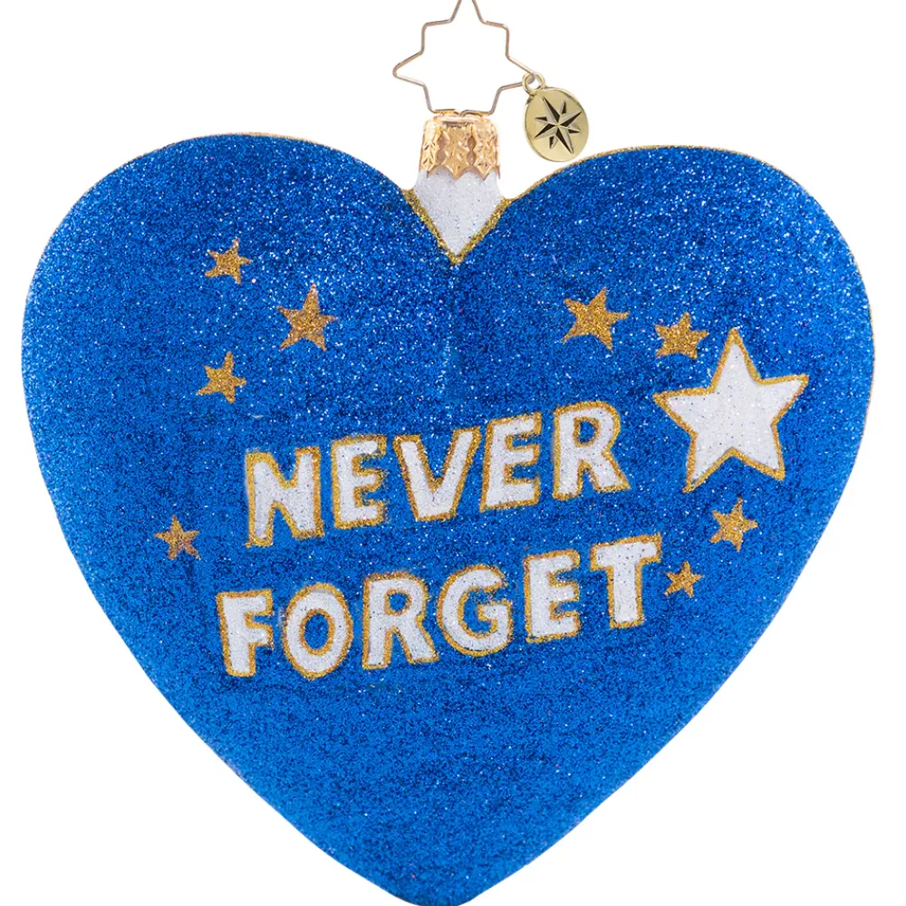 Christopher Radko Cr, Heart Of America, 1020876, ^ Glass