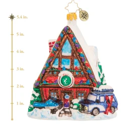 Christopher Radko Cr, Hillside For The Holidays, 1020543, ^ Blown Glass