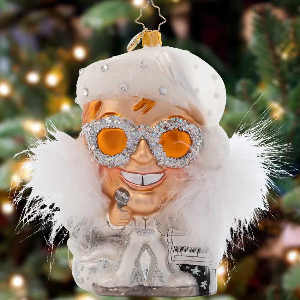 Christopher Radko Cr, Holiday " Star" , 1021645, Radko, Elton John^ Christopher Radko