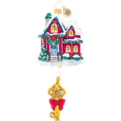 Christopher Radko Cr, Holiday Housewarming, 1021516, Radko^ Stocking / Skirt