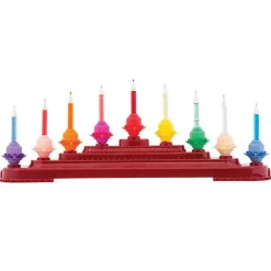 Best Sale Cr, Holiday Splendor 9 Count Bubble Light Candolier, 4027850, Radko Novelty