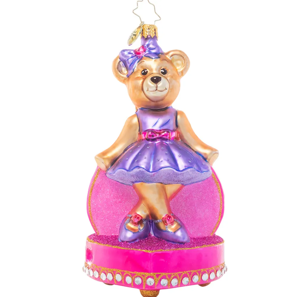 Christopher Radko Cr, Jewel Box Ballerina, 1021072, ^ Blown Glass