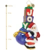 Christopher Radko Cr, Joyous Saint Nick, 1020597, ^ Blown Glass