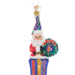 Christopher Radko Cr, Merry & Bright Santa 1021313, Radko^ Santas