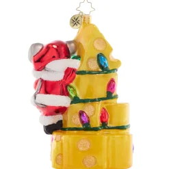 Christopher Radko Cr, Merry Mouse Cheese Tree, 1021573, Radko^ Christopher Radko