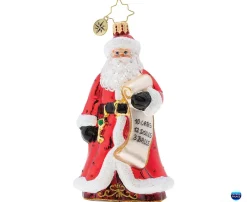 Christopher Radko Cr, Naughty Or Nice, 1019812, ^ Blown Glass