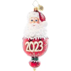 Christopher Radko Cr, New Year Elegance, 1021661, Radko^ Blown Glass