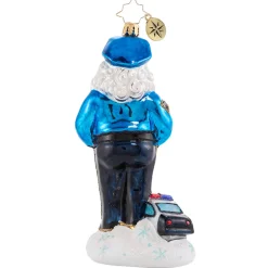 Christopher Radko Cr, North Pole Patrol, 1020873, ^ Glass