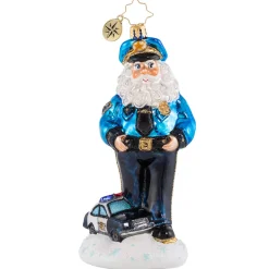 Christopher Radko Cr, North Pole Patrol, 1020873, ^ Blown Glass