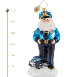 Christopher Radko Cr, North Pole Patrol, 1020873, ^ Blown Glass