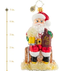 Christopher Radko Cr, Oktoberfest Cheers!, 1020626, ^ Blown Glass