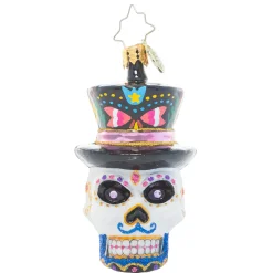 Christopher Radko Cr, One Dapper Calavera Gem, 1021050, ^ Christopher Radko