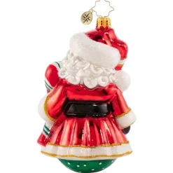 Christopher Radko Cr, Partial To Peppermint, 1020723, ^ Santas