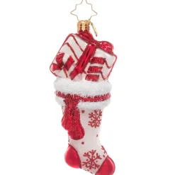 Christopher Radko Cr, Peppermint Swirl Stocking, 1021144, Radko^ Christopher Radko