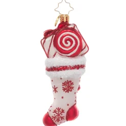 Christopher Radko Cr, Peppermint Swirl Stocking, 1021144, Radko^ Christopher Radko