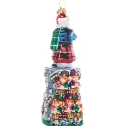 Christopher Radko Cr, Piper Posse, 1021254, Radko^ Blown Glass