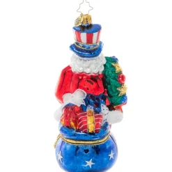 chr Cr, Proud Patriot Santa, 1021083, istopher Radko^ Glass