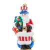 chr Cr, Proud Patriot Santa, 1021083, istopher Radko^ Blown Glass