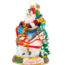 Christopher Radko Cr, Racing Around The Forest, 1020898, ^ Santas