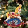 Christopher Radko Cr, Resplendent Rocking Horse Gem, 1021407, Radko, Gem^ Glass