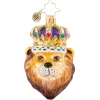 Christopher Radko Cr, Roaring Royalty, Gem, 1020654, ^ Blown Glass